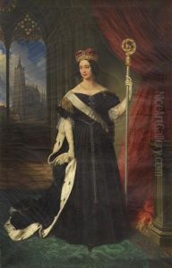 Erzherzogin Maria Theresia, Konigin Von Neapel-sizilien Als Abtissin Des Adeligen Damenstiftes Am Prager Hradschin