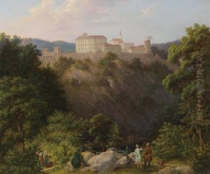 View Of Bitov Castle Of Count Daun In Moravia