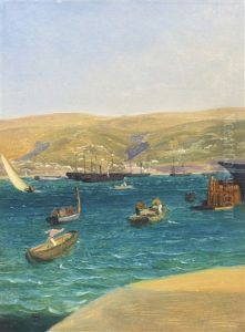Hafen Von Triest (the Harbour, Trieste) by Thomas Ender