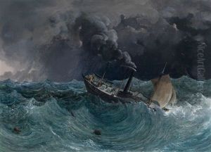 Das K. K. Dampfschiff Marianne Im Sturm Am Schwarzen Meer