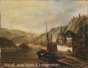 A Landing Stage On The Rhine