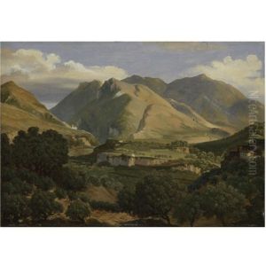 The Monastery Of St. Benedict In Subiaco by Thomas Ender