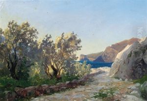 Kustenlandschaft by Thomas Ender
