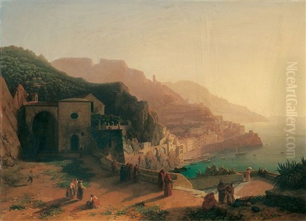 Abendsonne Uber Amalfi - view 1