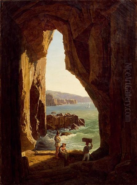 Blick Aus Der Grotte Von Sorrento - view 1