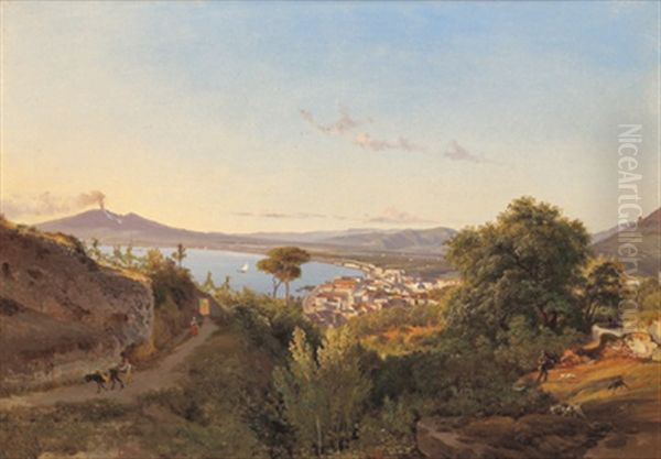 Taormina Mit Vesuv - view 1