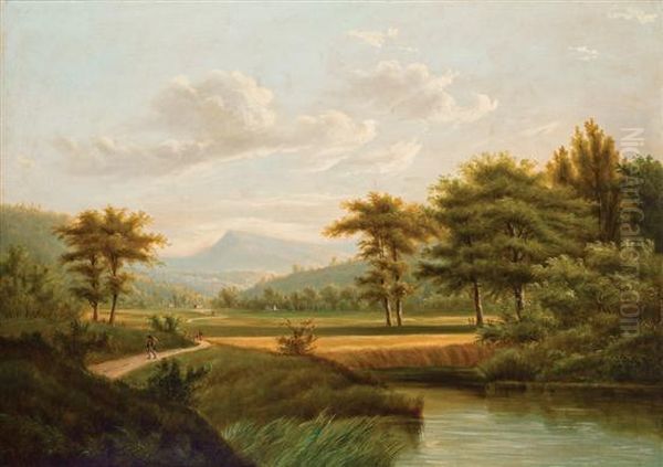 "a View From Underhill Pond", Hudson, New York - view 1