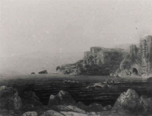 Italienische Kustenlandschaft Sudlich Von Neapel - view 1