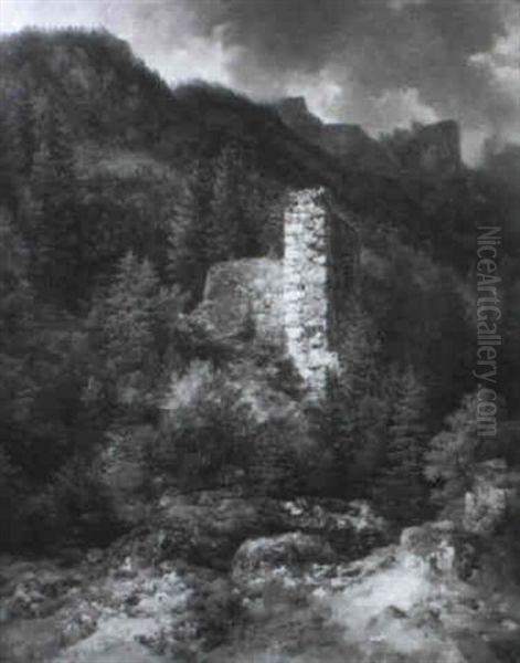 Bergruine Im Gebirge - view 1