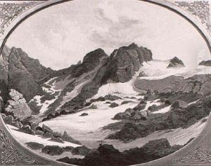Blick Auf Einen Gletscher by Thomas Ender
