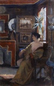 Femme Dans Un Interieur by Jean-Joseph Enders