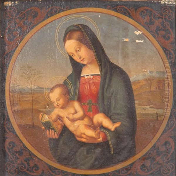Madonna Conestabile (tondo) (after Raffael) - view 1