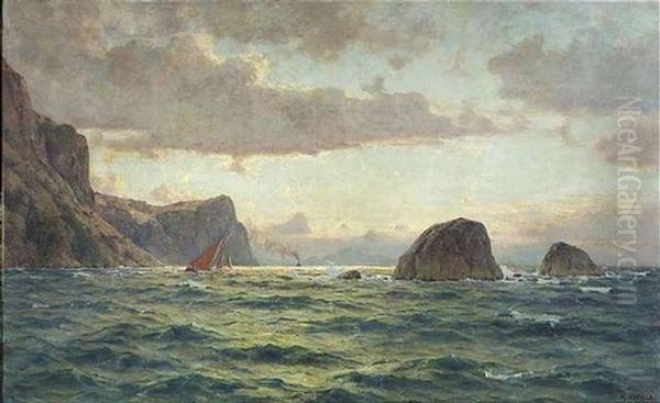 Norwegische Kuste Bei Songdal - view 1