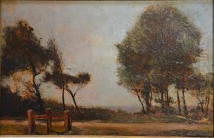 Paysage by Marius Engaliere