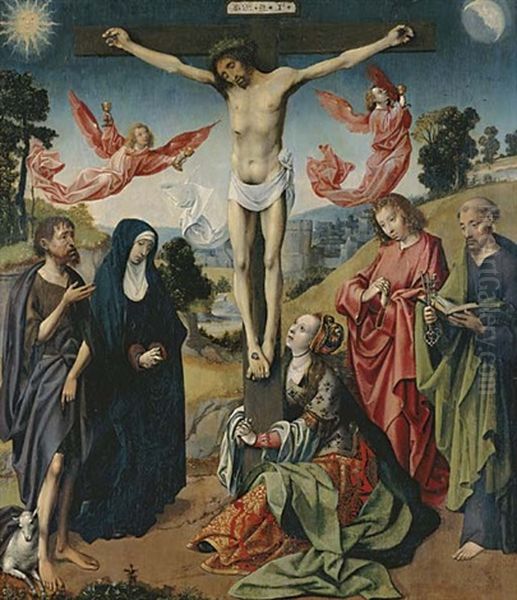 The Crucifixion With The Virgin Mary, Saints Mary Magdalen, John The Baptist And Peter - view 1