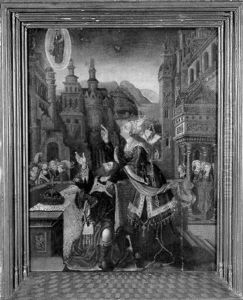 Apparition De La Vierge A Constantin Et A La Sybille Tibure
