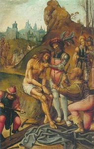 Christ Seated On Golgotha by Cornelius Engebrechtsz