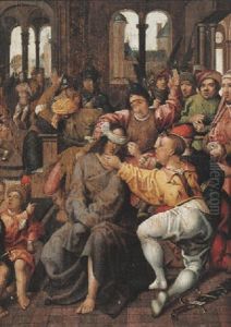 Le Couronnement D'epines by Cornelius Engebrechtsz