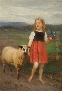 Madchen Und Ihr Lieblingsschaf