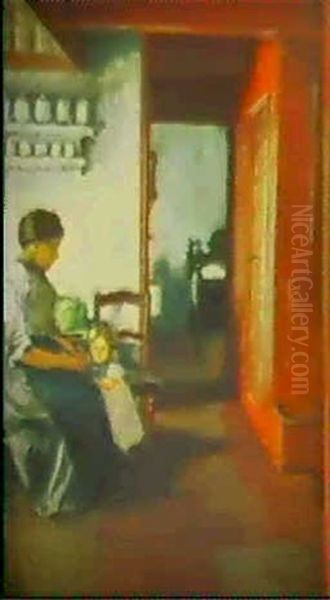 Interieur Mit Mutter Und Kind - view 1