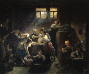 Die Brautschau by Karl (von den Rabenau) Engel