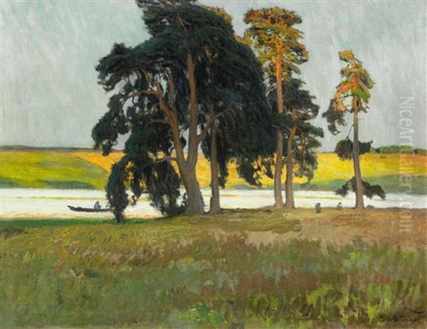 Norddeutsche Landschaft Am Fluss - view 1