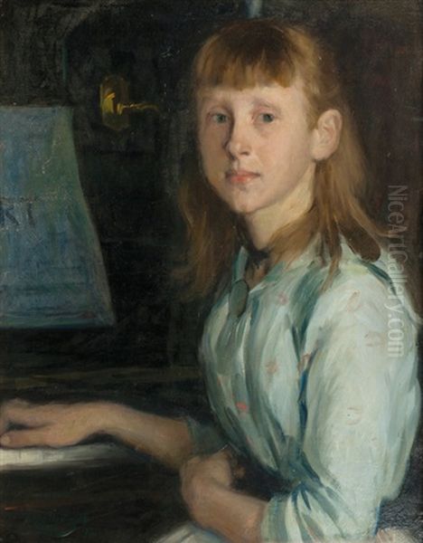 Marie Schumann At The Piano - view 1