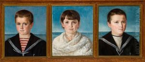 Les Enfants De Turck De Keersbeek (triptych)
