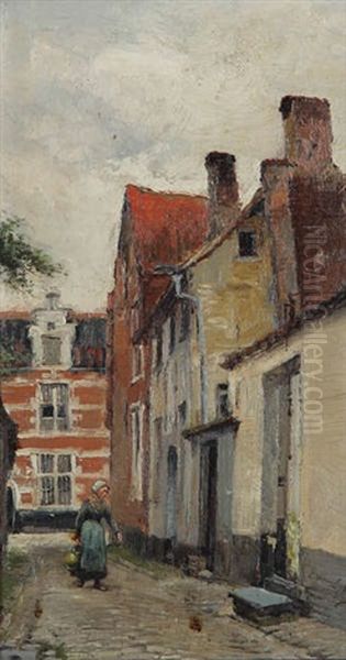 Le Beguinage A Lierre Anime D'une Laitiere - view 1