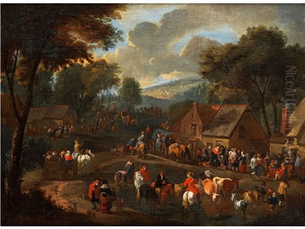 Markttag Vor Dem Dorf - view 1