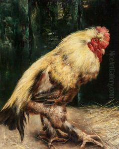 Rooster by Piet Van Engelen