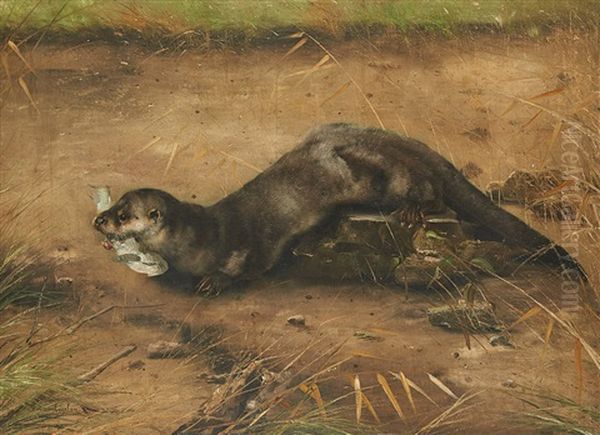 La Loutre Et Sa Proie - view 1