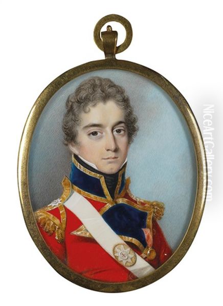 Portrait Of Lieu. Colonel George Collier In A Uniform - view 1