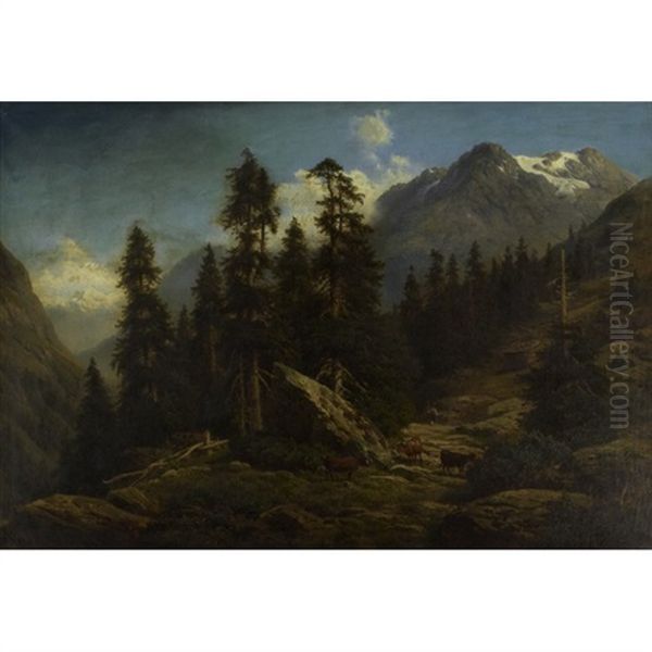 Alpine Meadow Landscape - view 1