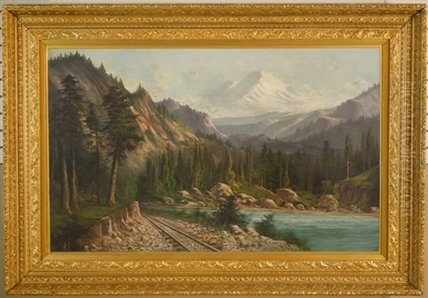 Columbia River Valley With Mount Hood - view 1