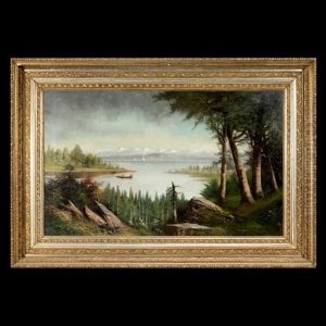 View Of The Lake by Joseph John Engelhardt
