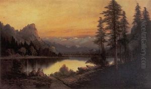 A Pomo Indian Encampment