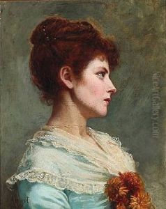 Profile Portrait Of A Young Lady Profile Portrait Of A Young Lady