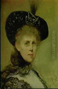 A Self Portrait by Catherine Caroline Engelhart
