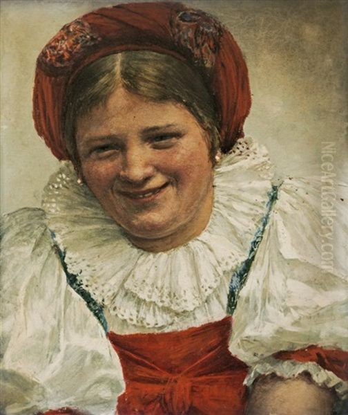 Young Peasant Girl - view 1