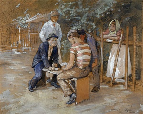 Die Kartenspieler - view 1
