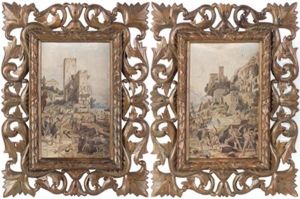 Gegenstucke: Kampfszenen Aus Dem Trojanischen Krieg (2 Works)