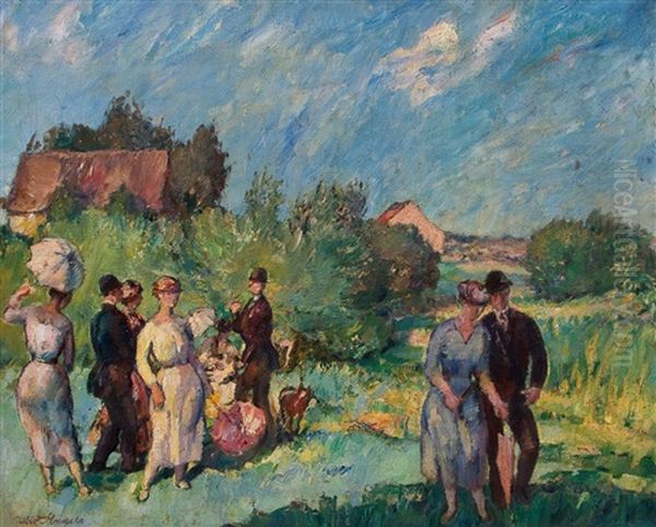 Festliche Gesellschaft Im Grunen - view 1