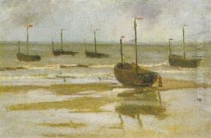 Fischerboote Vor Bremerhaven Fischerboote Vor Bremerhaven
