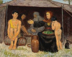 In Abrahams Tent by Malthe Odin Engelstedt