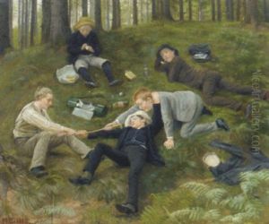 Afternoon Frolics by Malthe Odin Engelstedt