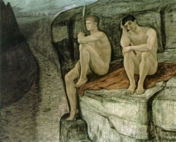 Castor Und Polydeukes Halten Wache Am Hades - view 1