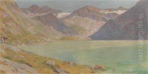 View Of The Finstertaler See In Kuhtai In The Stubaital View Of The Finstertaler See In Kuhtai In The Stubaital
