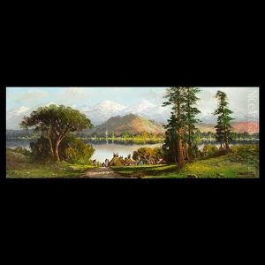 Indian Camp On Lake