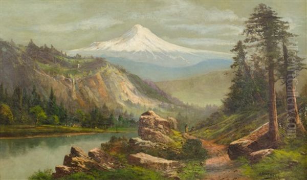 Mount Hood From The Columbia River Gorge - view 1